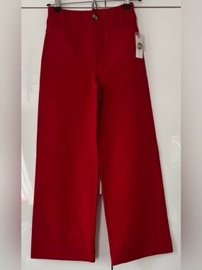 NWT Size 25 - The Colette Knit Crop Wide-Leg Pants by Maeve (NWT US$ 138)